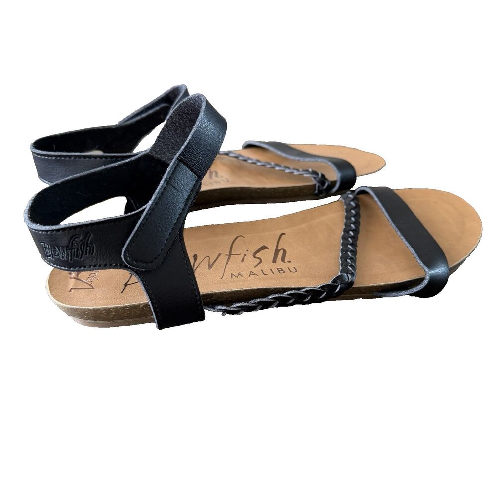 Blowfish Malibu Vegan Strappy Gladiator  Sandals Sz 10 Summer Beach Casual Comfy - Picture 3 of 5